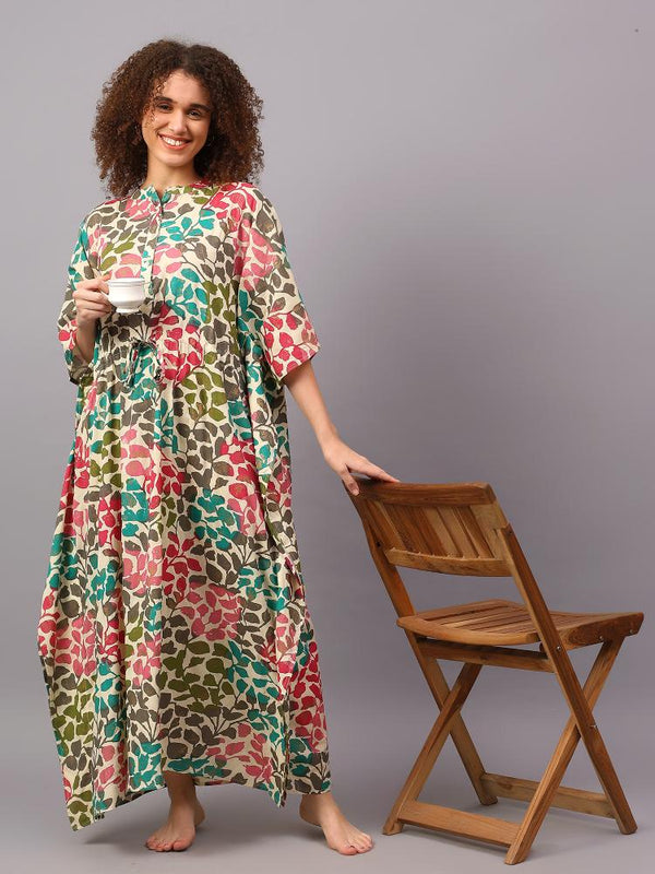 Embrace the summer breeze in sustainable and organic cotton Kaftan dresses, featuring delightful floral patterns and timeless white hues. Discover the perfect blend of comfort and style with our collection of designer cotton dresses, crafted with care and adorned with charming cotton dress patterns. Elevate your summer wardrobe with airy kaftan cotton sundresses, designed for effortless elegance all season long