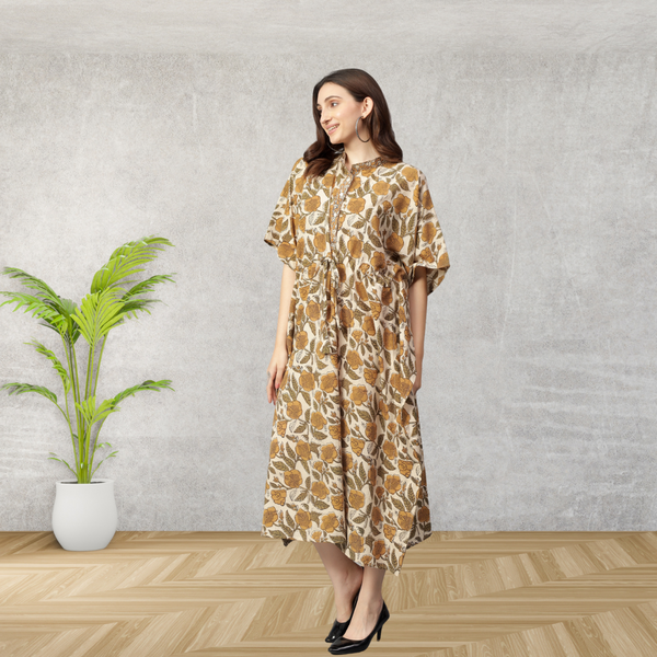 Soothing Garden Shirt Kaftan