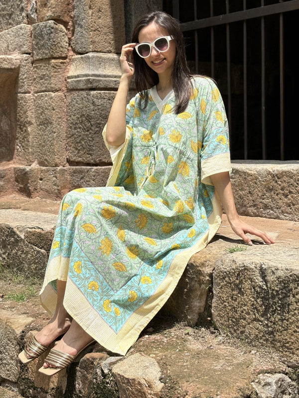 Blossom Breeze Maxi Kaftan