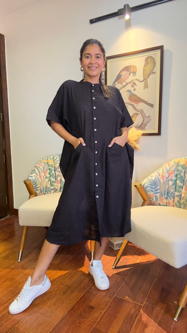 Indulge in ultimate relaxation with our collection of stylish kaftan dresses crafted from breathable cotton fabric, blending effortless chic with unbeatable comfort. Elevate your loungewear game with our range of kaftan dresses, the perfect fusion of fashion-forward design and sumptuous relaxation.